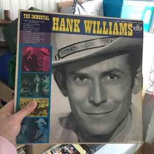 1958 The Immortal Hank W I L L I A M S vinyl record
